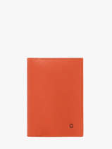 Porte-papiers Madras Cuir Etrier Orange madras EMAD429