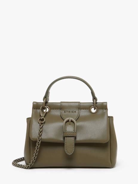 Sac Bandoulière Oxer Cuir Etrier Vert oxer EOXE001S